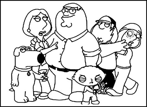 family guy coloring pages|Family Guy Coloring Pages